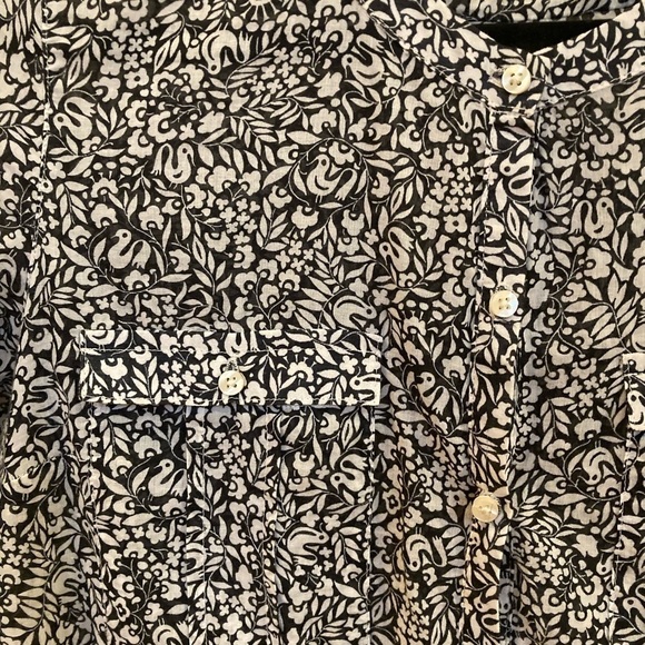 ANTHROPOLOGIE Holding Horses print cotton button down - Picture 8 of 10